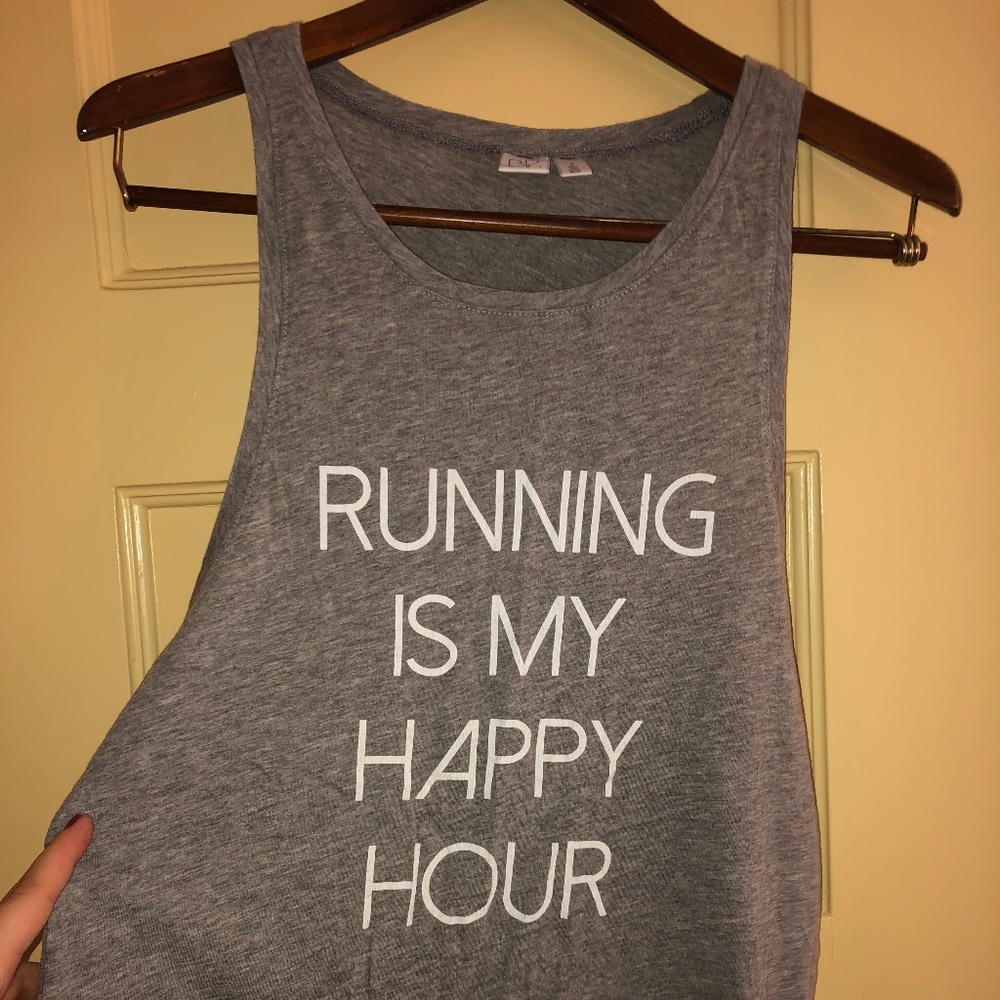Cotton graphic tank top